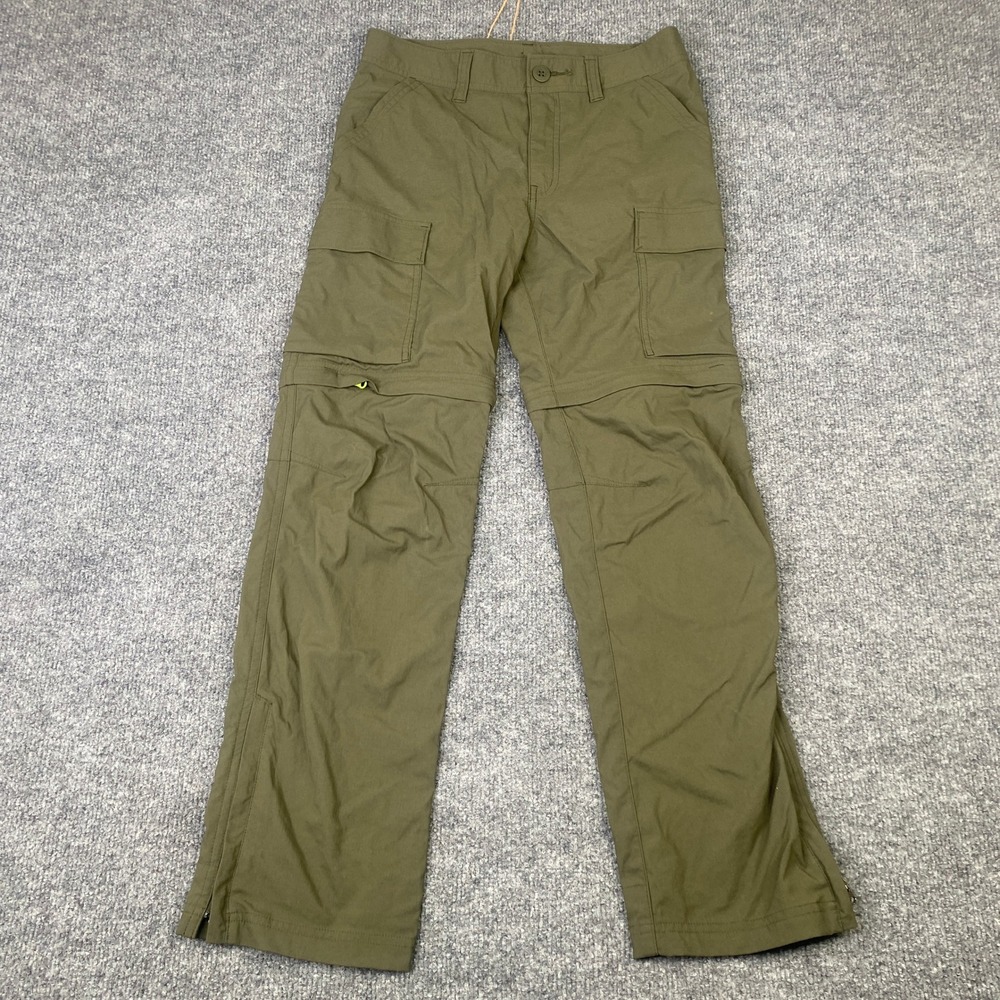 REI Co-op Kids Sahara Convertible Hiking Pants Olive Green Size Medium 10-12